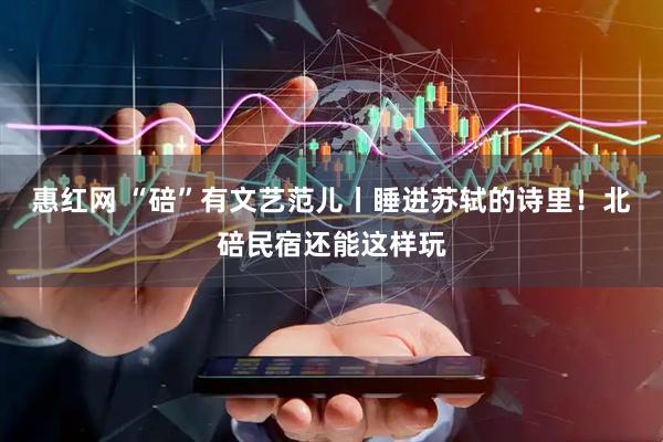 惠红网 “碚”有文艺范儿丨睡进苏轼的诗里！北碚民宿还能这样玩