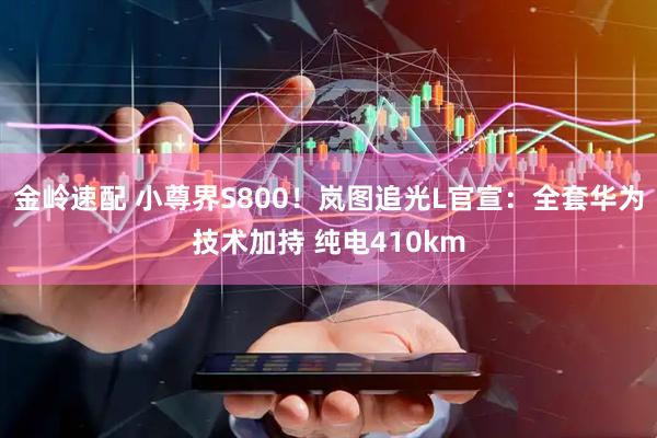 金岭速配 小尊界S800！岚图追光L官宣：全套华为技术加持 纯电410km